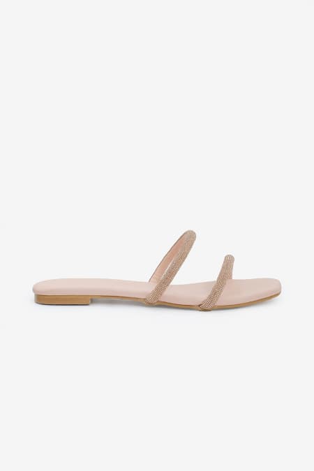Izzati Slip-On Flat - Nude Pink