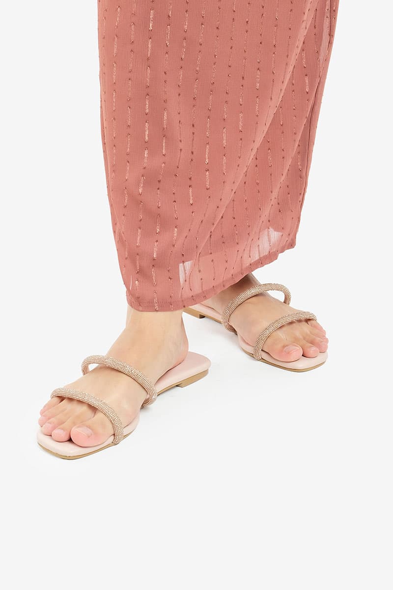 Izzati Slip-On Flat - Nude Pink - Image 2
