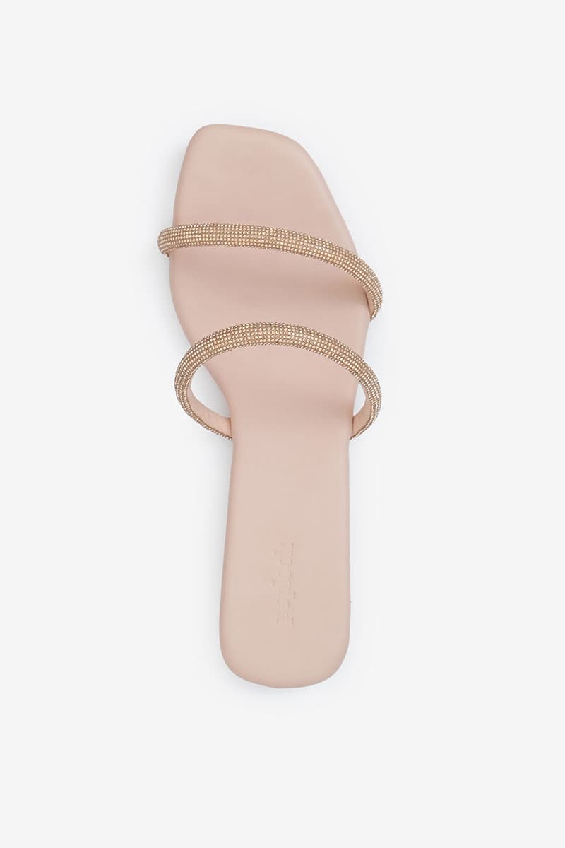 Izzati Slip-On Flat - Nude Pink - Image 7