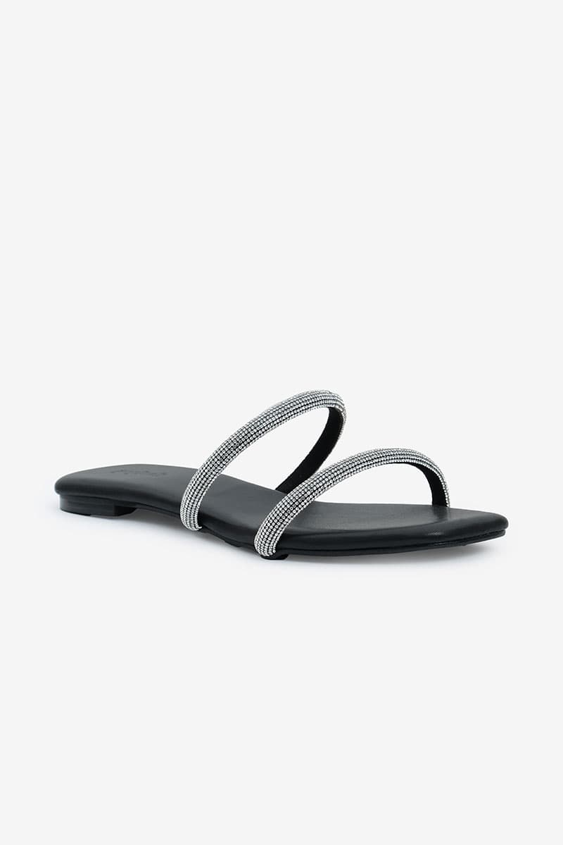 Izzati Slip-On Flat - Black - Image 5