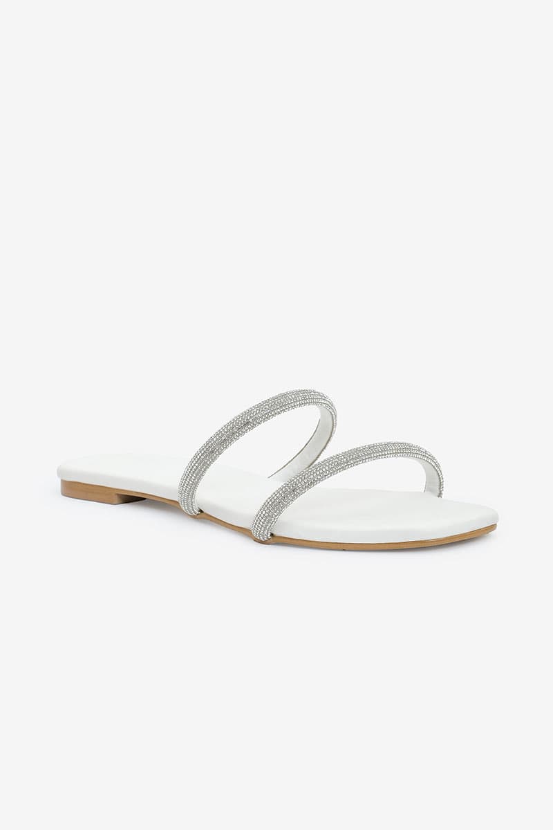 Izzati Slip-On Flat - White - Image 5
