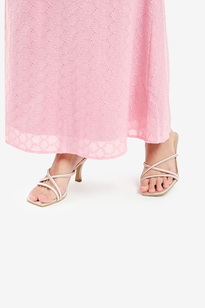 Nazra Strap Heels - Taupe - Image 2