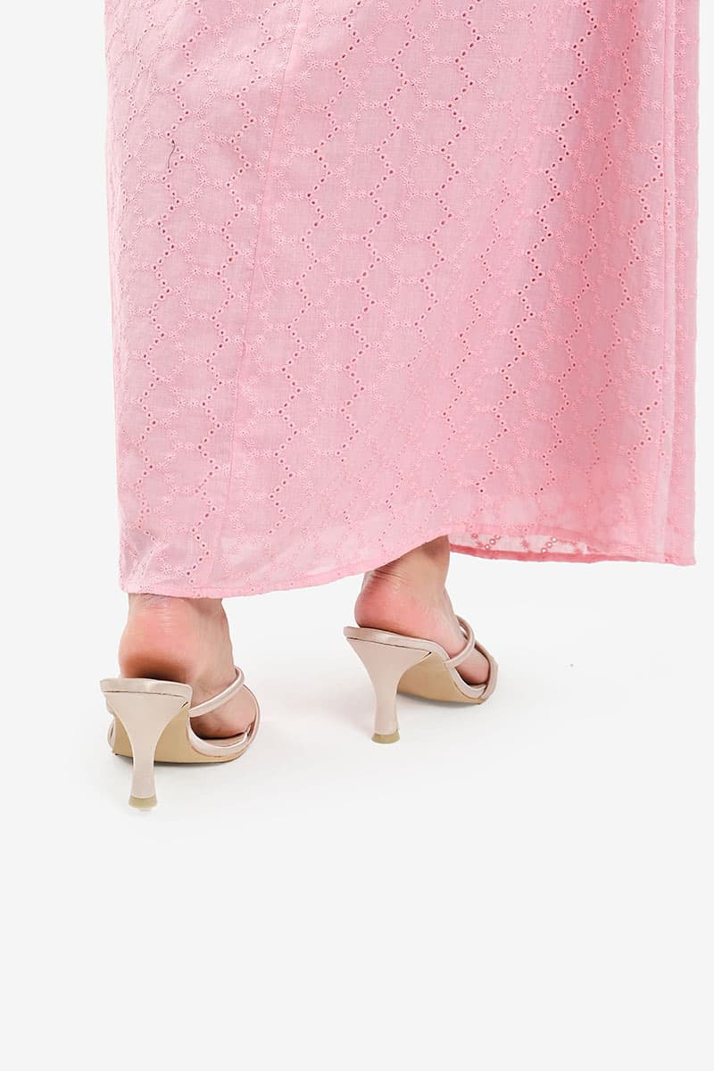 Nazra Strap Heels - Taupe - Image 4