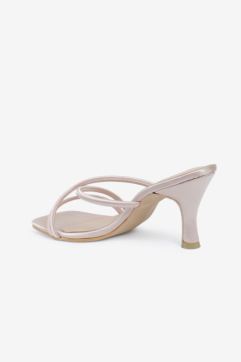 Nazra Strap Heels - Taupe - Image 6