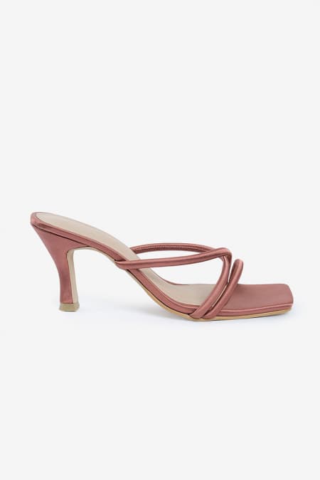 Nazra Strap Heels - Cedarwood
