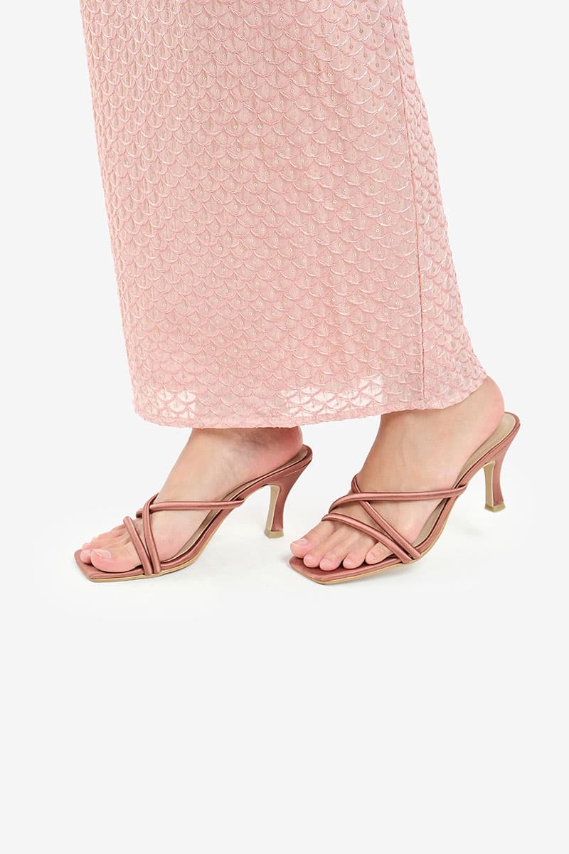 Nazra Strap Heels - Cedarwood - Image 2