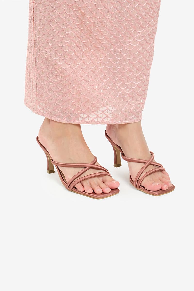 Nazra Strap Heels - Cedarwood - Image 3