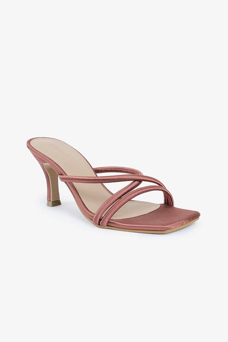 Nazra Strap Heels - Cedarwood - Image 5