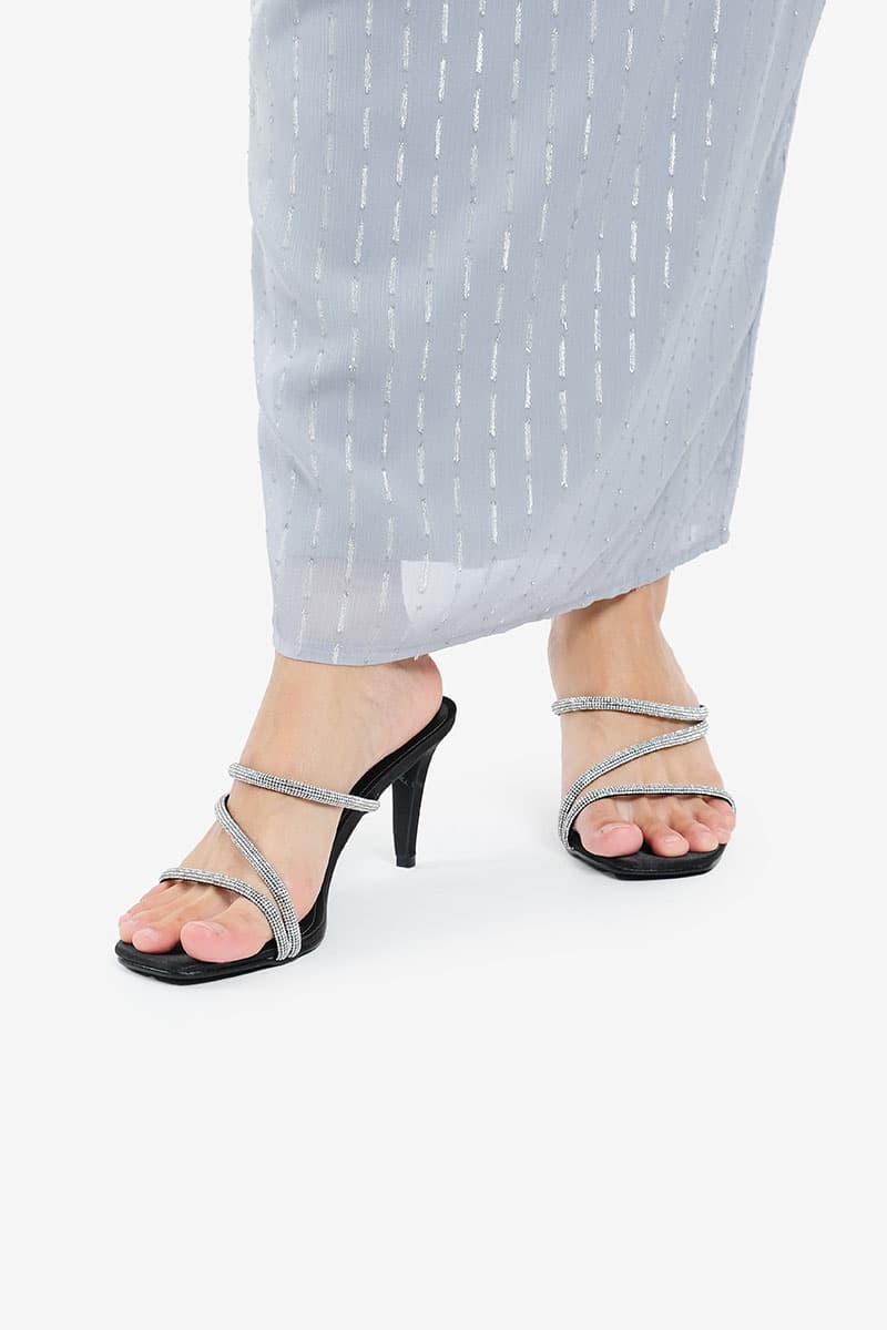 Munah Strap Heels - Black - Image 2