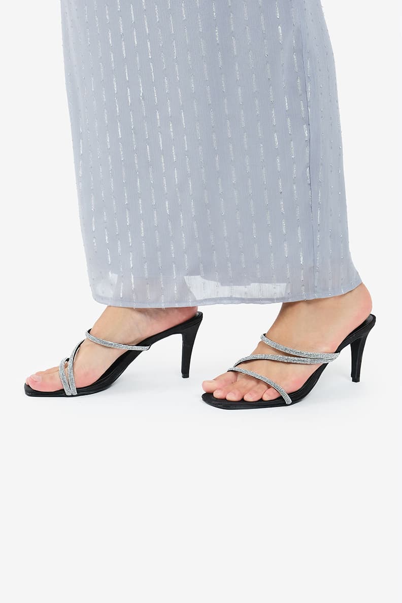 Munah Strap Heels - Black - Image 3