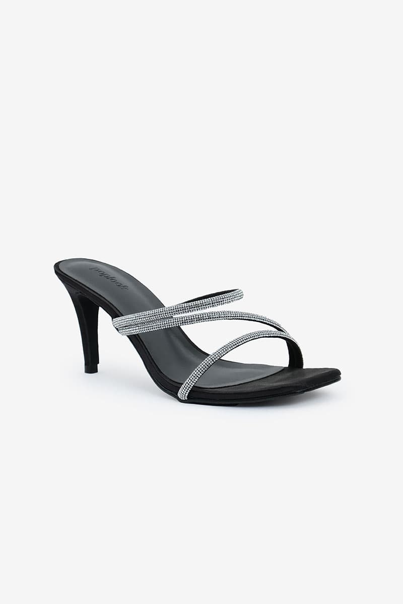 Munah Strap Heels - Black - Image 5