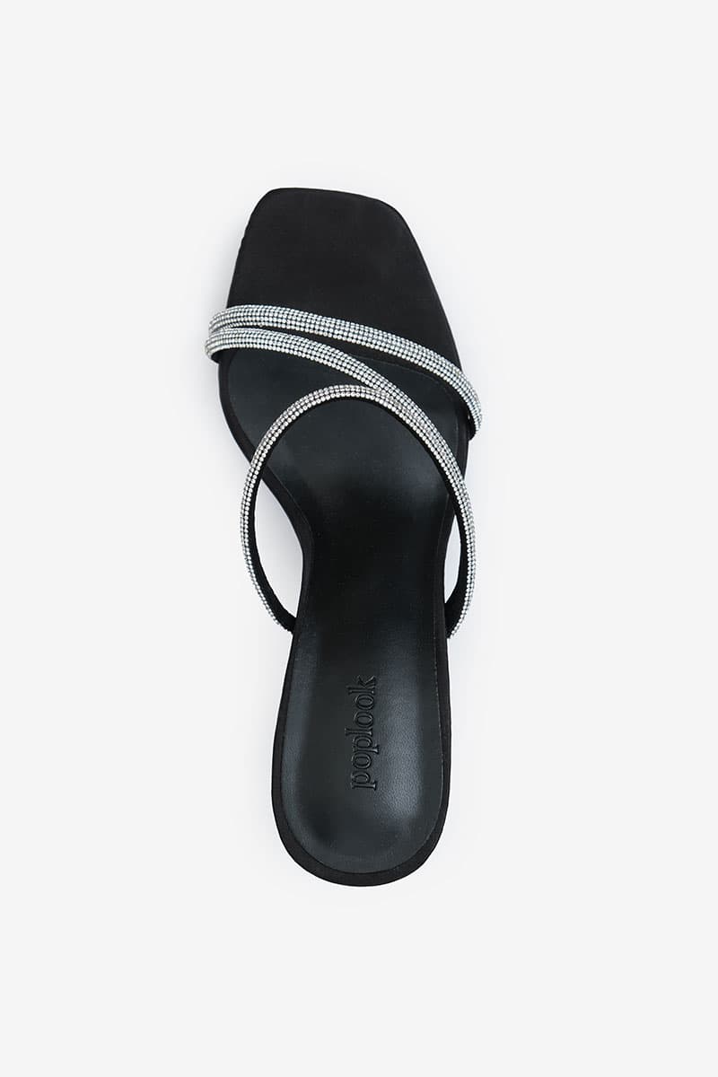 Munah Strap Heels - Black - Image 7