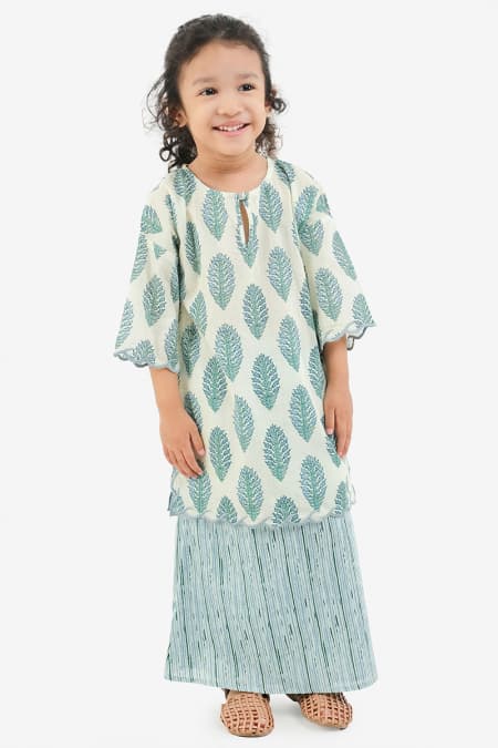 KIDS Banang Set - Cream/Mint