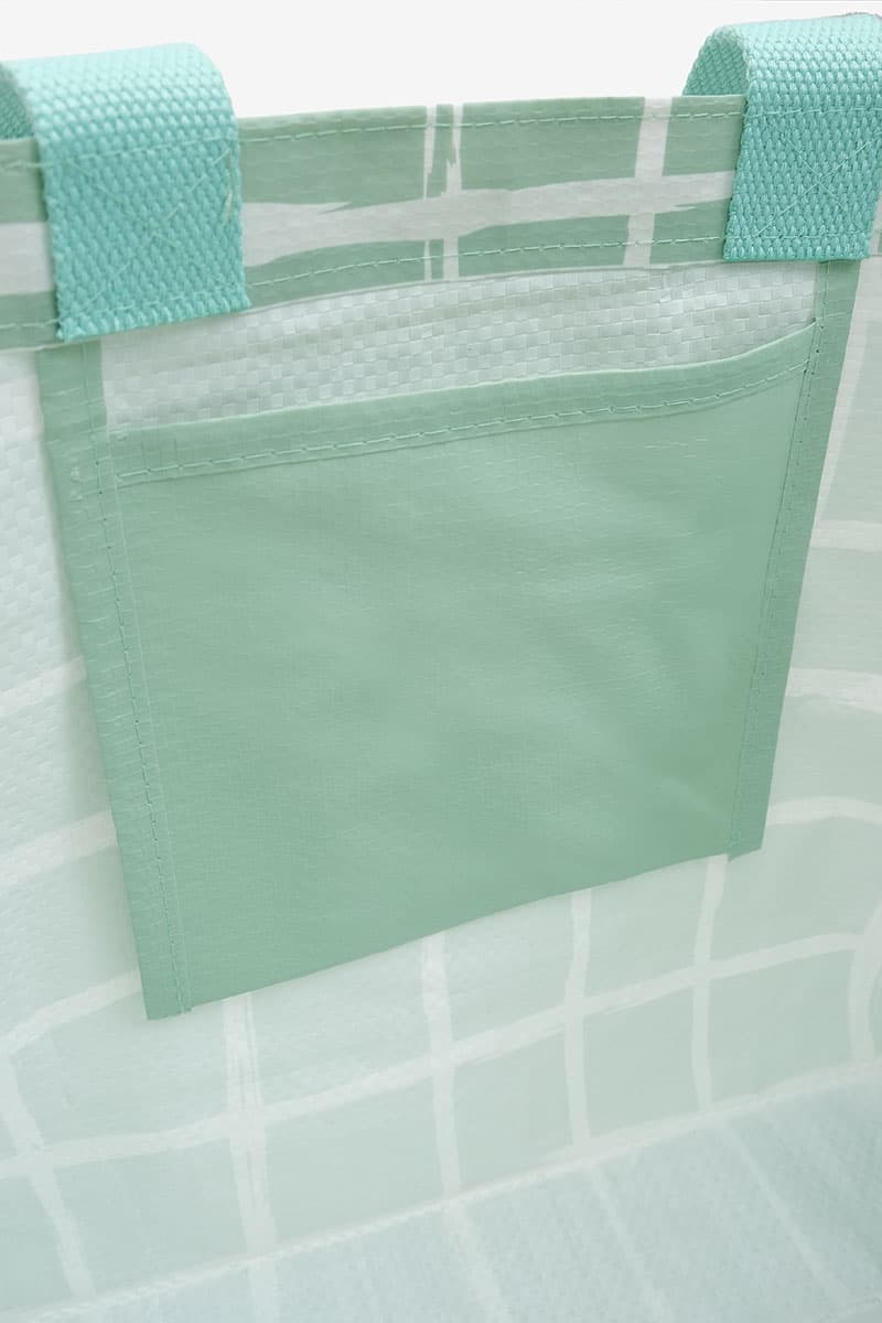 Roomy Small Tote - Green Checkered - Image 5
