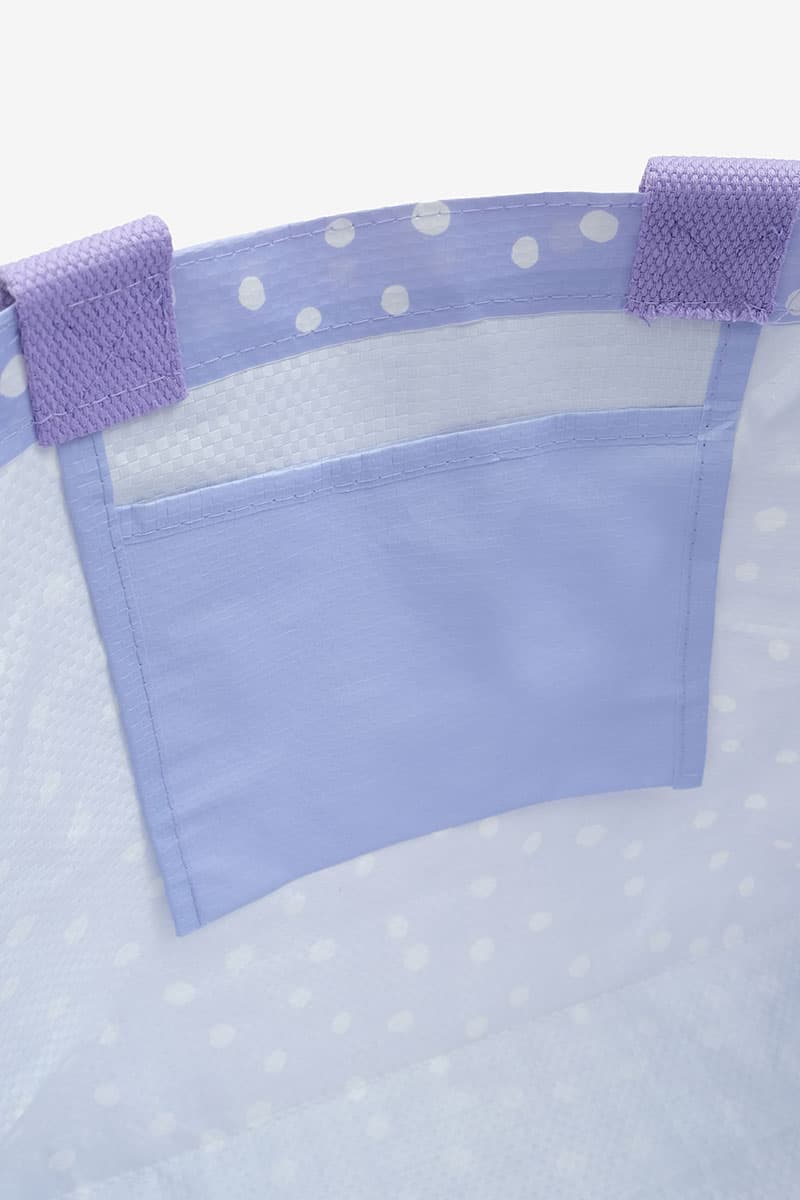 Roomy Small Tote - Lilac Polka - Image 5