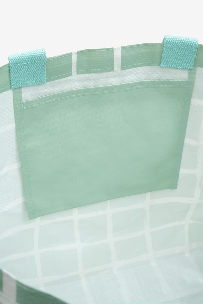 Roomy Big Tote - Green Checkered - Image 5