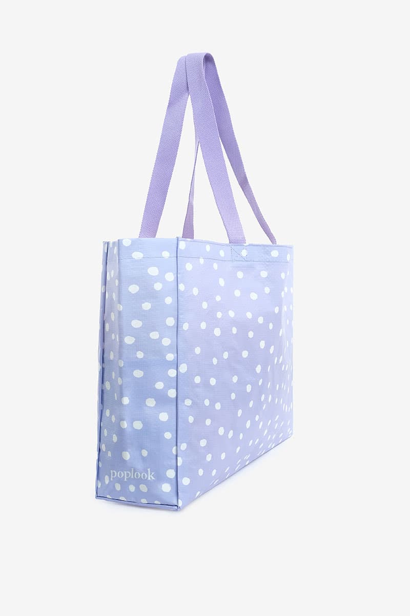 Roomy Big Tote - Lilac Polka - Image 3