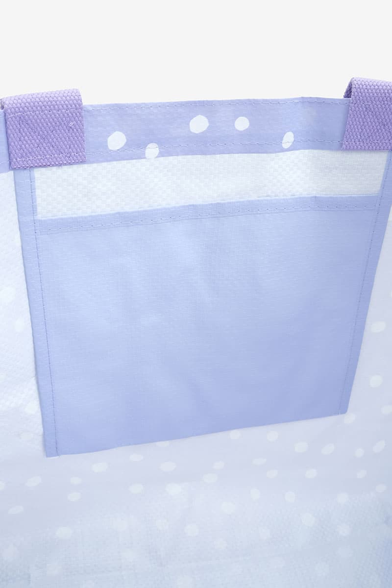 Roomy Big Tote - Lilac Polka - Image 5