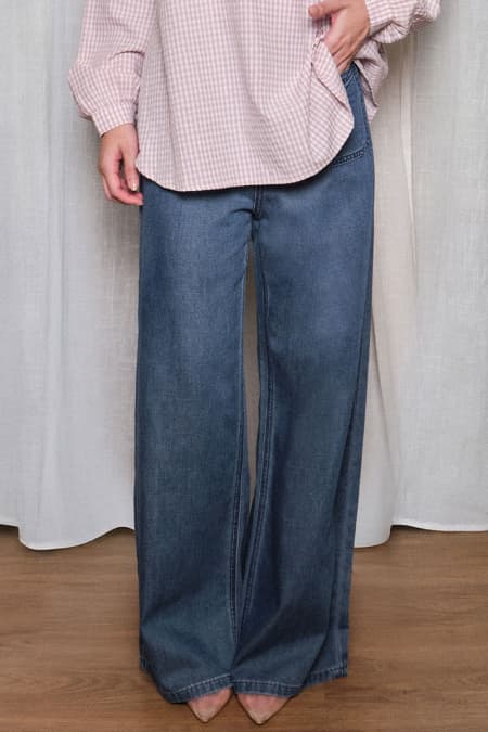 COTTON Naveya Wide Legged Pants