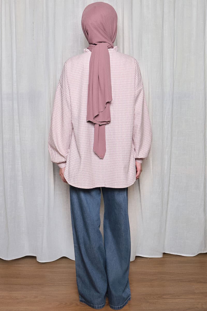 COTTON Naveya Wide Legged Pants - Denim Wash - Image 4