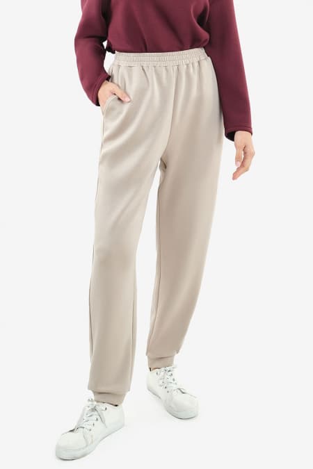 Fridia Sweat Pants - Pale Oak