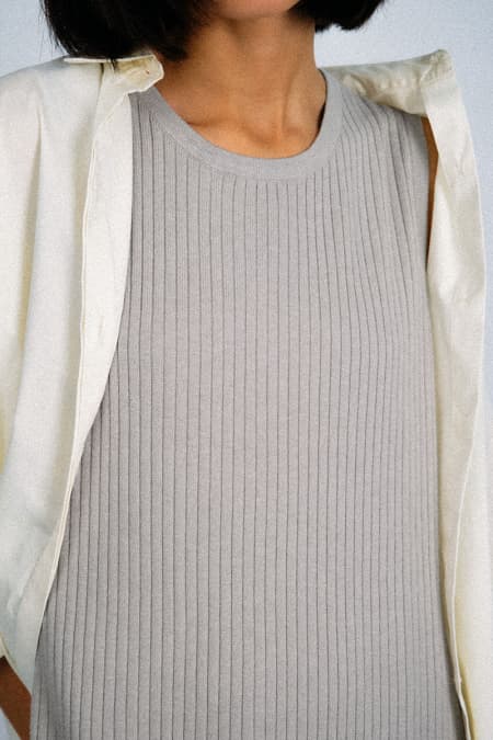 Katarina Sleeveless Dress - Silver