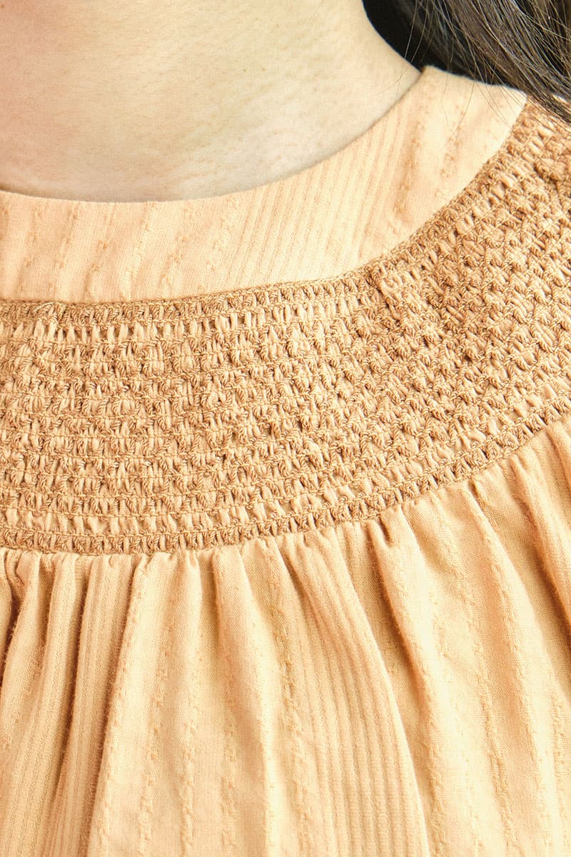 Kardyn Flared Blouse - Taffy Brown - Image 5