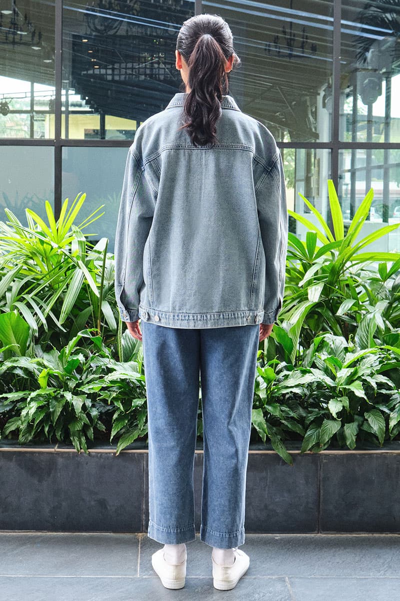 COTTON Hemera Mom Jeans - Acid Wash - Image 4