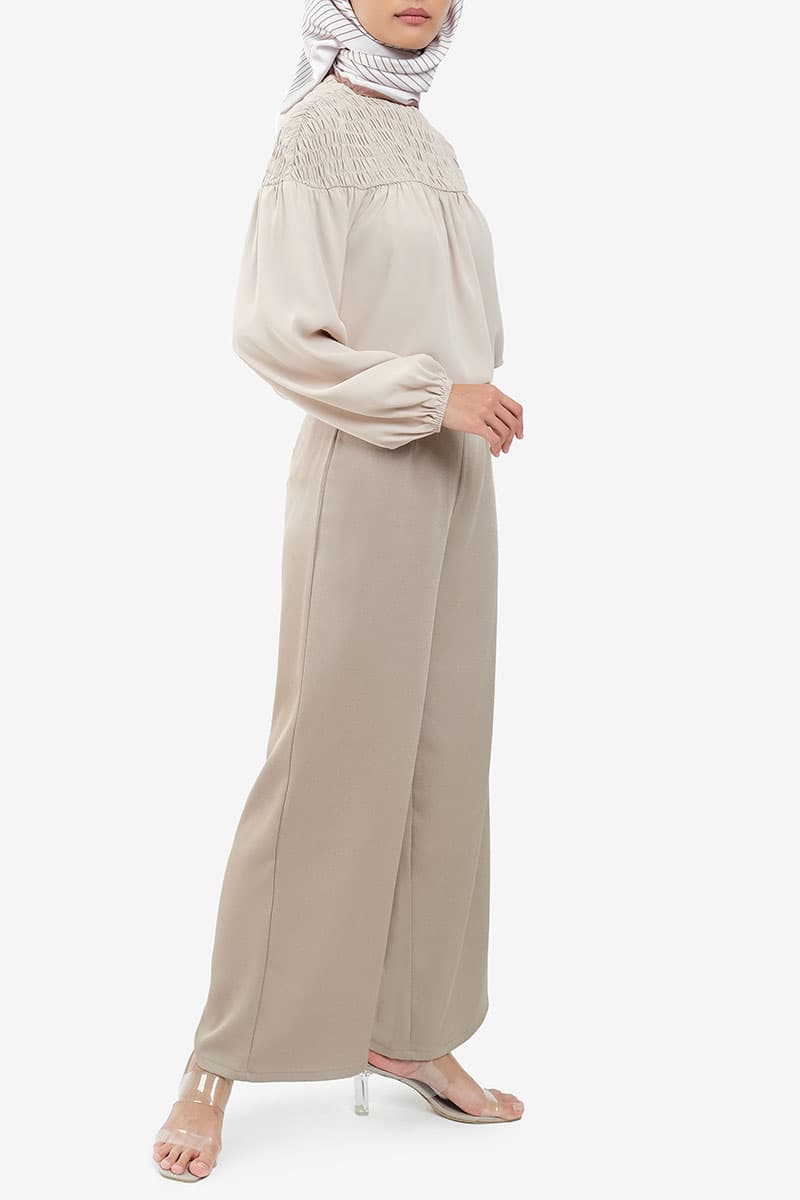 Manveer Wide Legged Pants - Silver Sage - Image 3