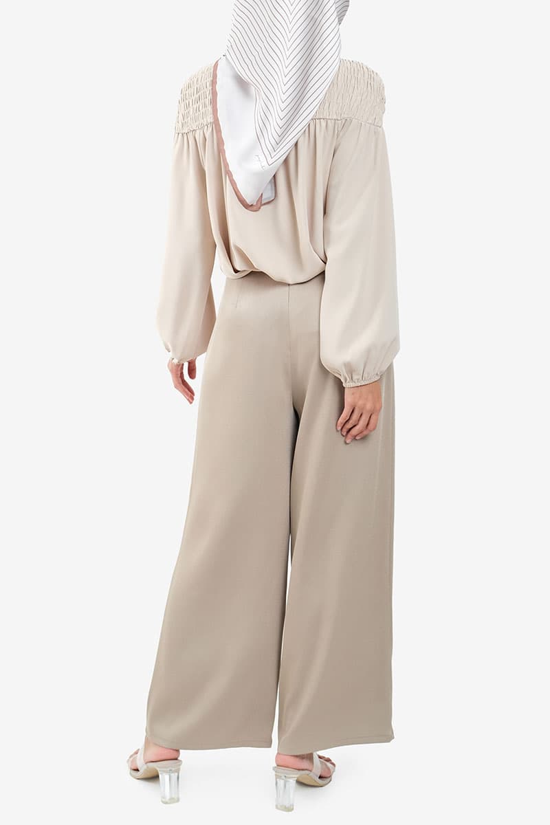 Manveer Wide Legged Pants - Silver Sage - Image 4