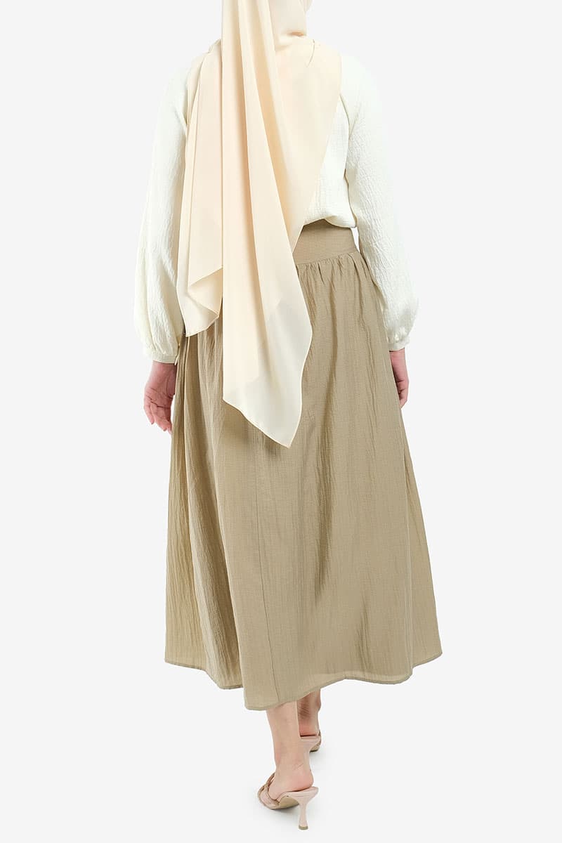 Venita A-line Skirt - Deep Mink - Image 4