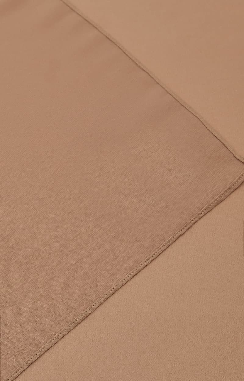 Aida Chiffon Tudung Headscarf - Milk Coffee - Image 3