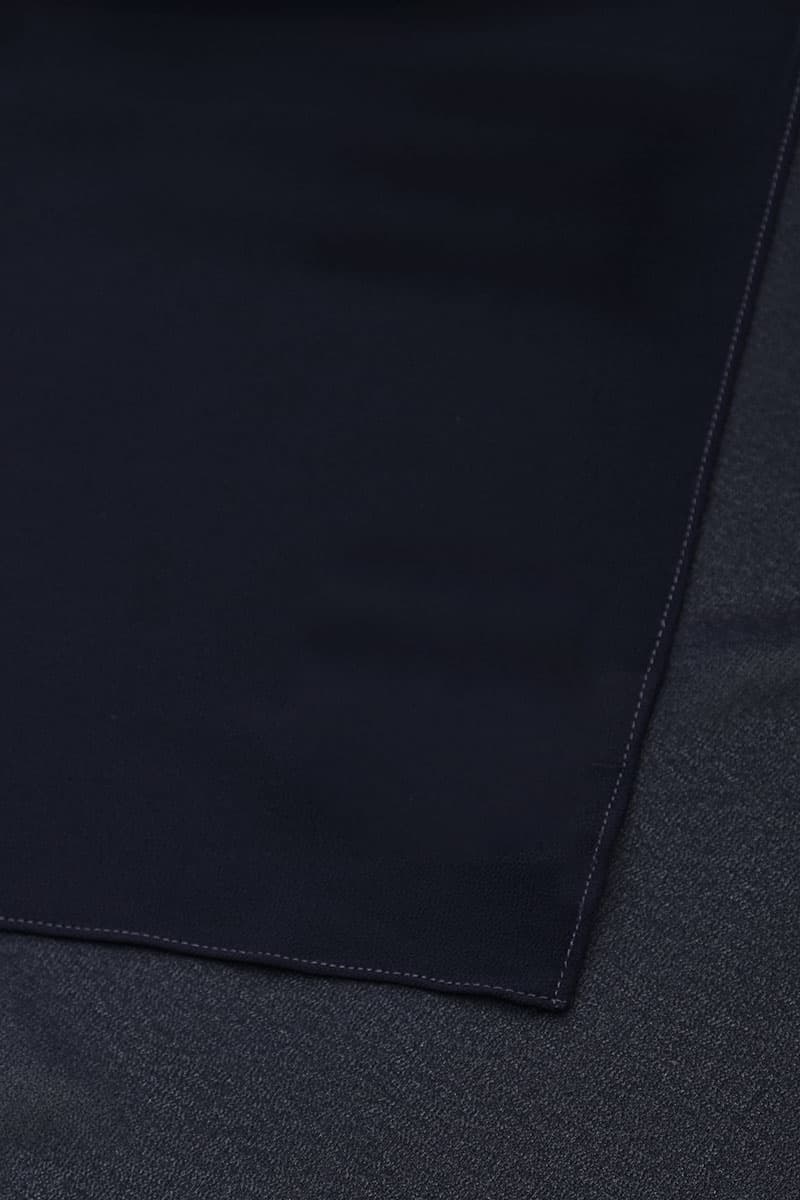 Aida Chiffon Tudung Headscarf - Graphite Blue - Image 3