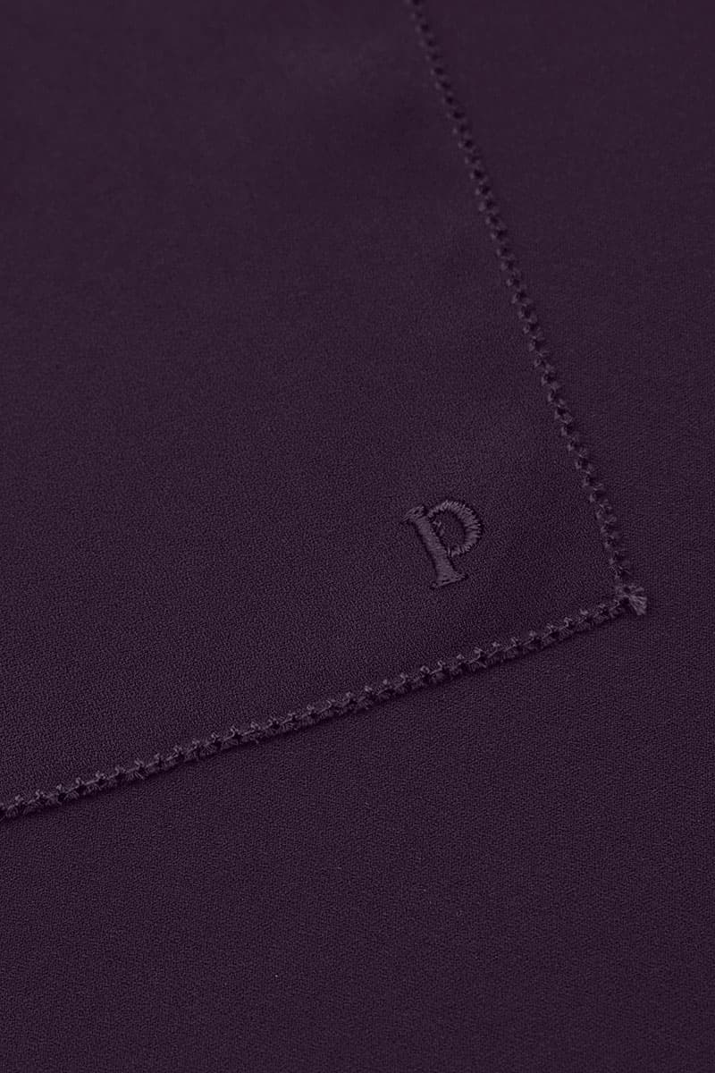 Janie Eyelash Headscarf - Deep Purple - Image 3