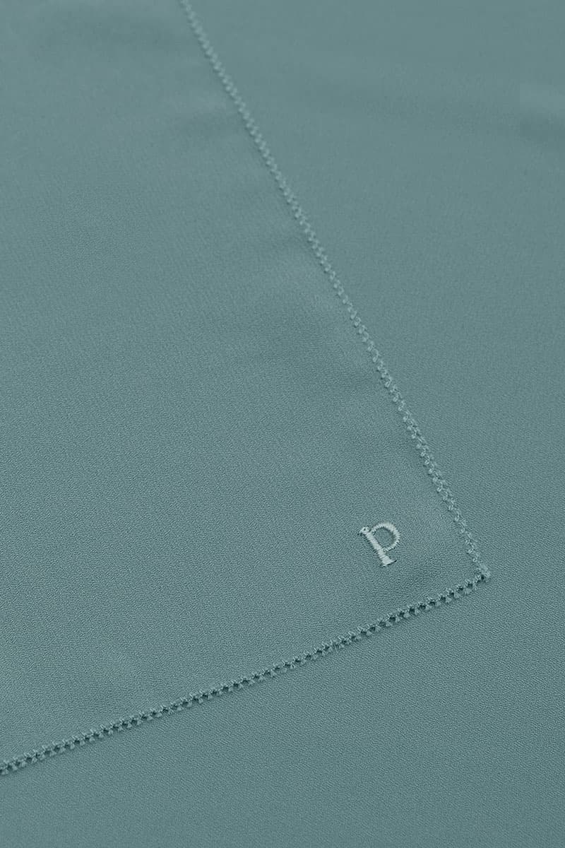 Janie Eyelash Headscarf - Mineral Blue - Image 3