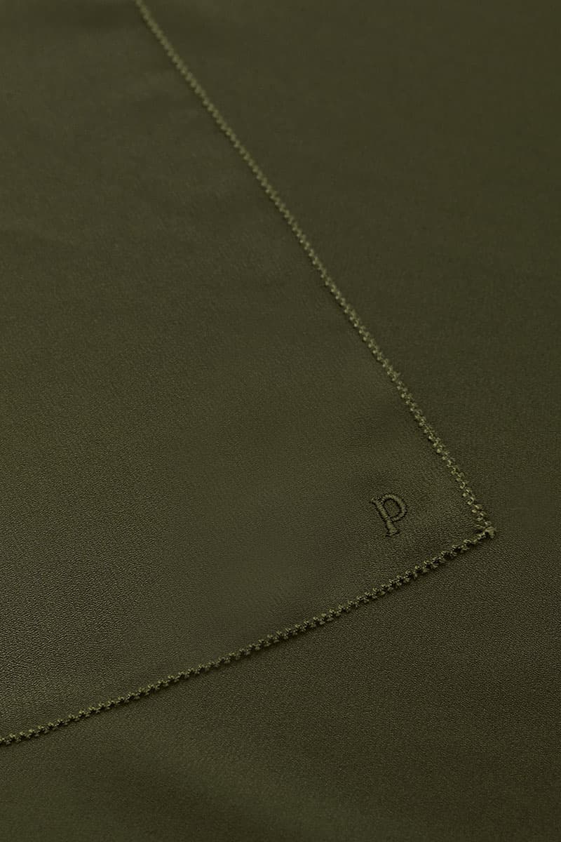 Janie Eyelash Headscarf - Sage Green - Image 3