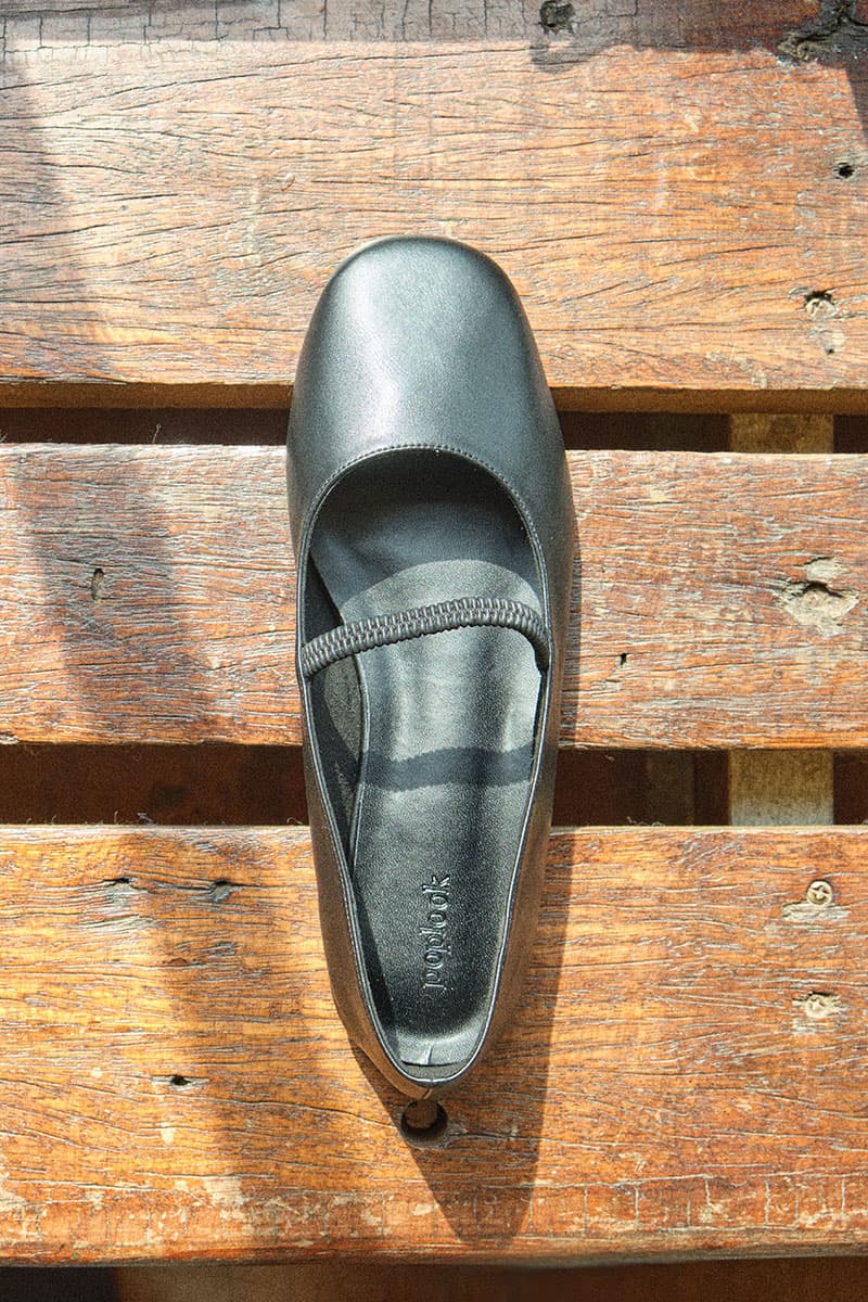 Katiya Round-Toe Ballet Flat - Black - Image 4