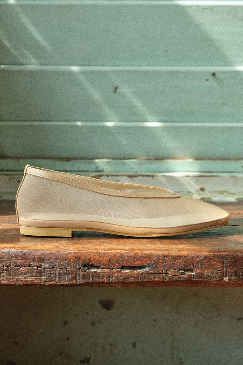 Kellyanne Soft Mesh Ballet Flat - Nude - Image 1