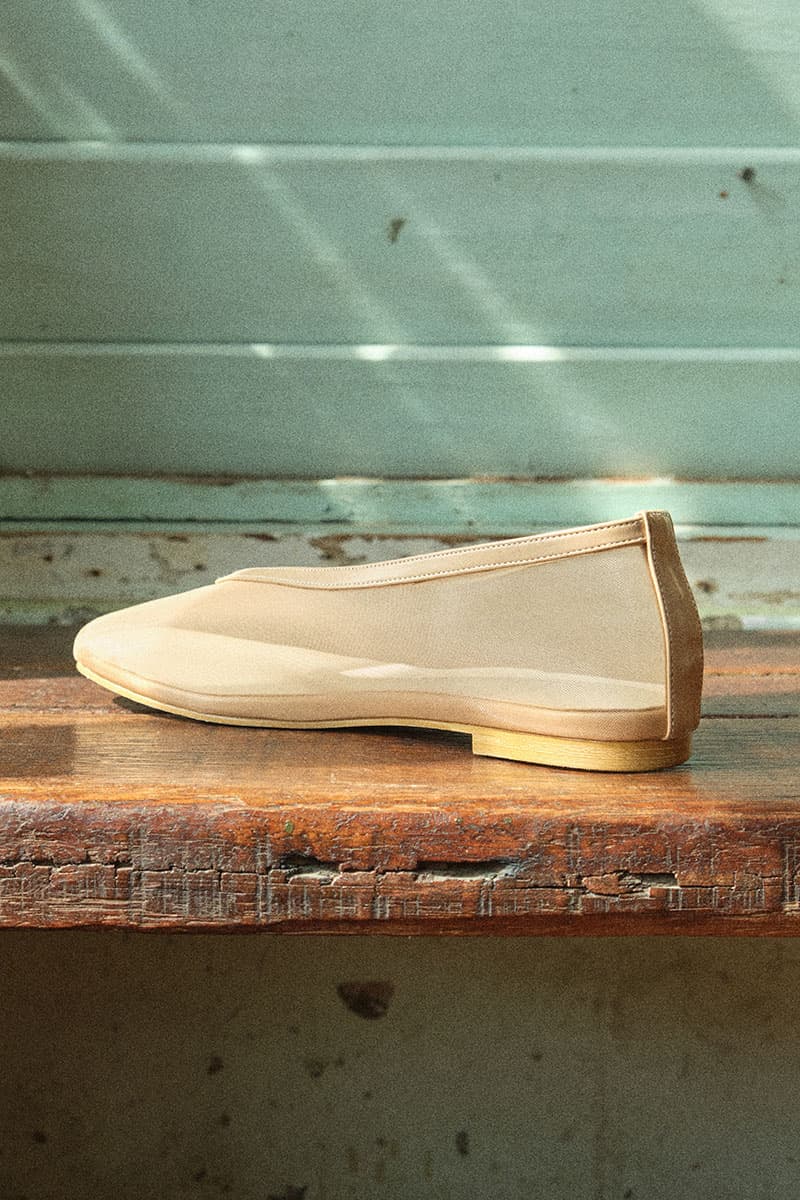 Kellyanne Soft Mesh Ballet Flat - Nude - Image 3