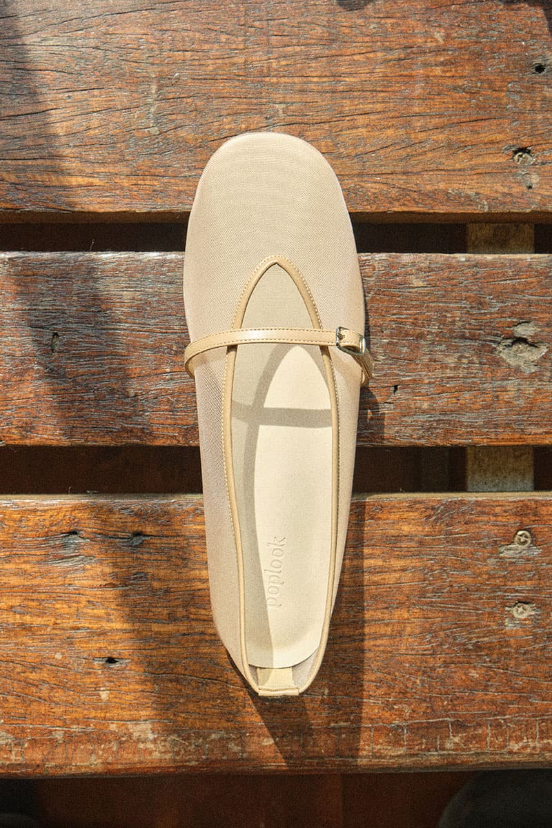 Zaneta Buckled Ballet Flat - Nude - Image 4
