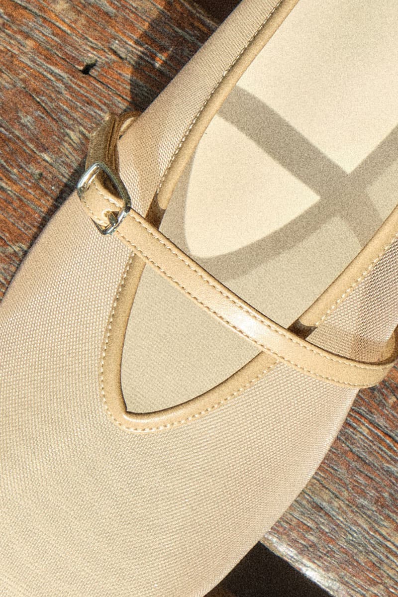 Zaneta Buckled Ballet Flat - Nude - Image 5