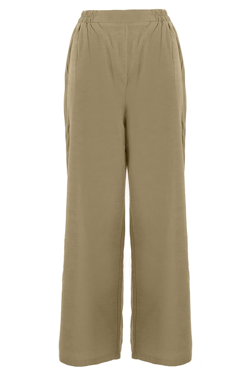 Tamikah Straight Cut Pants - Matcha - Image 2