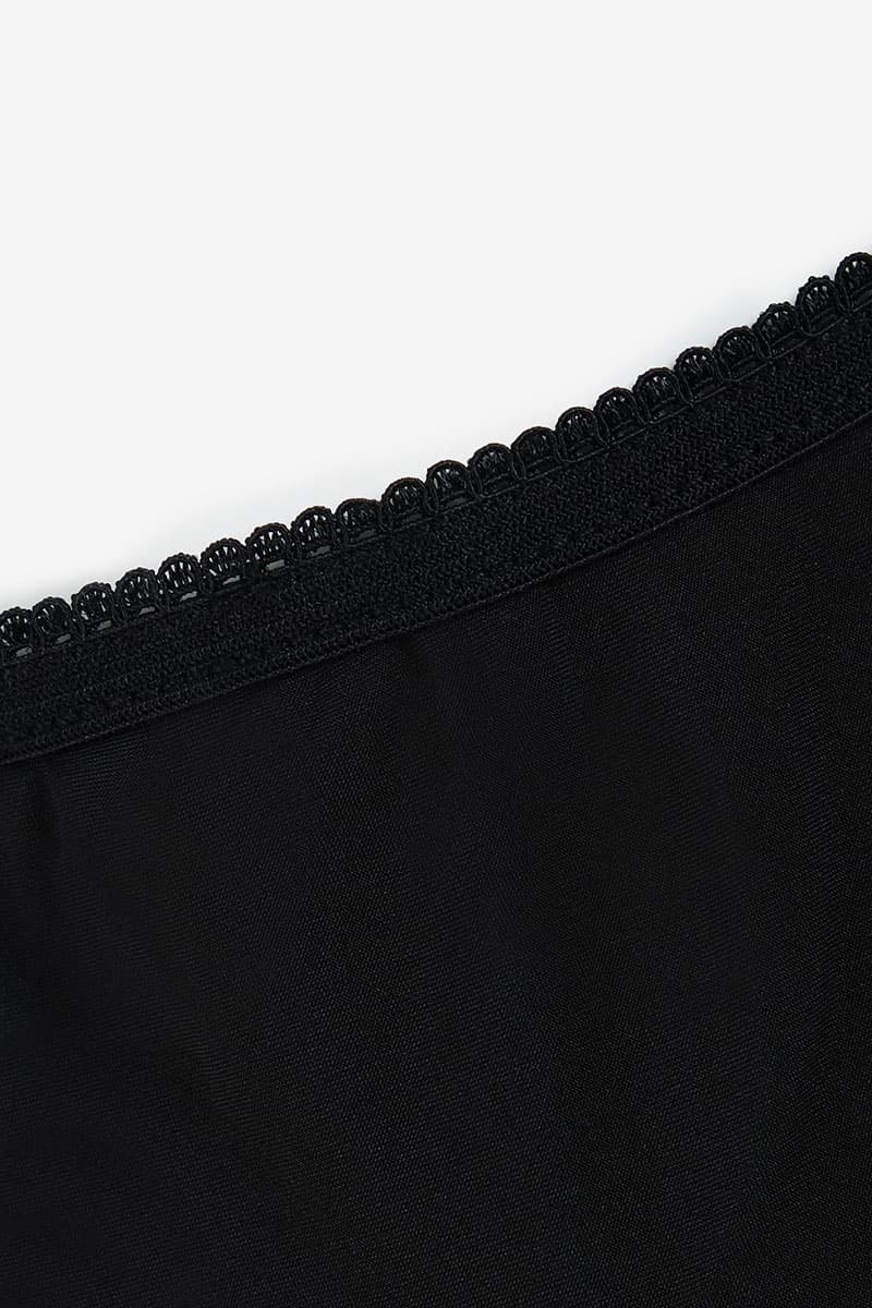 Hamdi Slip Skirt - Black - Image 2