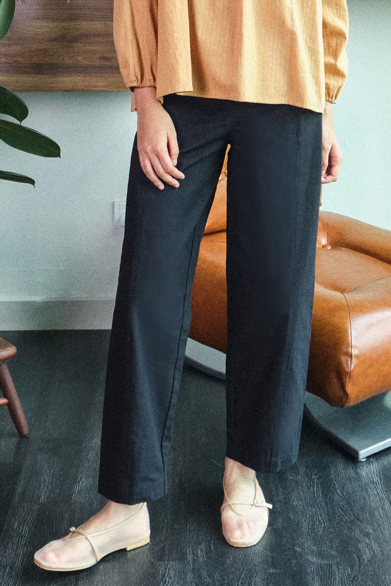 Norine Tapered Pants - Black - Image 1