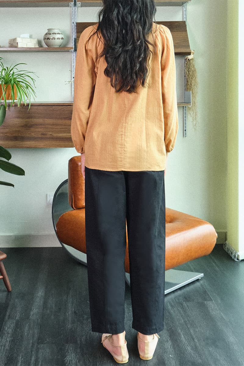 Norine Tapered Pants - Black - Image 4