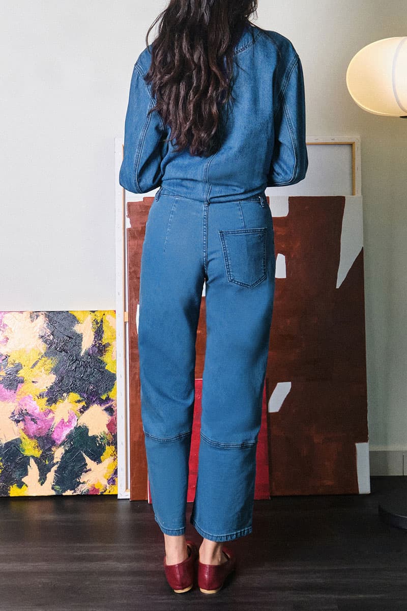 COTTON Contessa Straight Cut Jeans - Medium Wash - Image 4