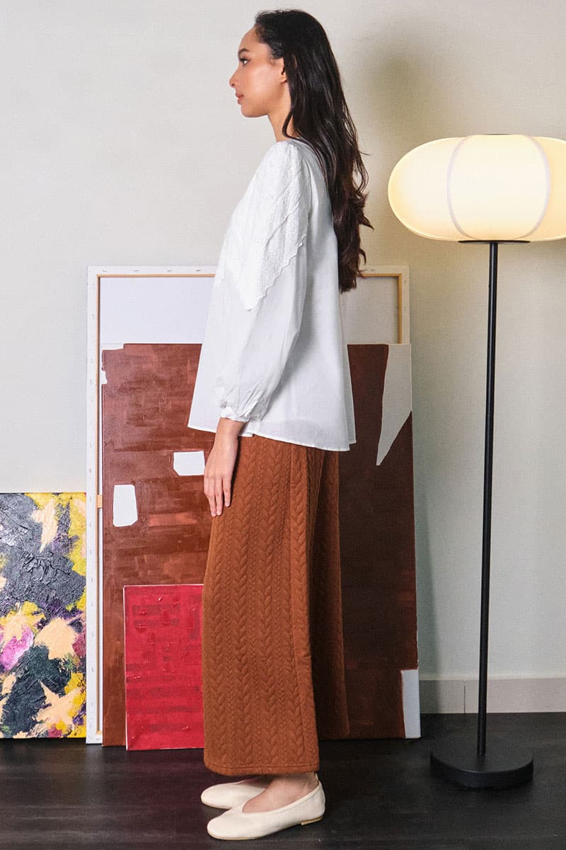 Keiry Pencil Skirt - Brownie Cable - Image 3