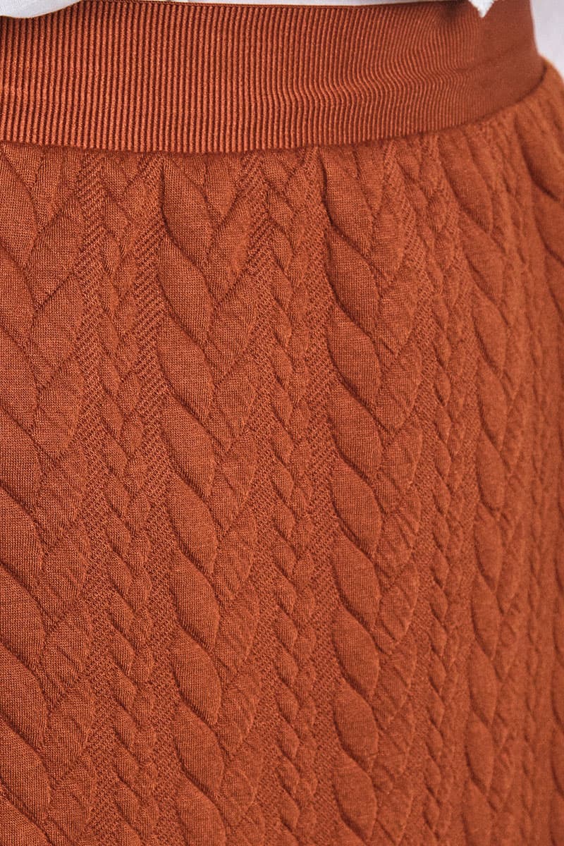 Keiry Pencil Skirt - Brownie Cable - Image 5