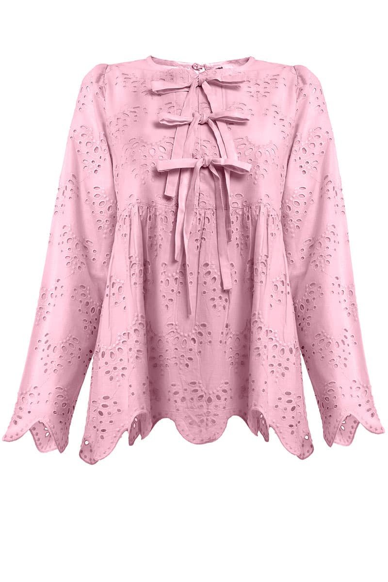 Sevilla Gathered Waist Blouse - Blossom - Image 2