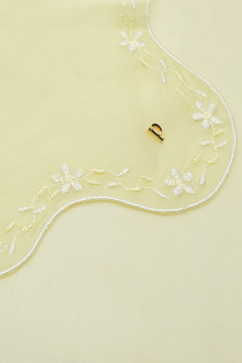 Rozita Embroidered Selendang - Buttermilk - Image 2